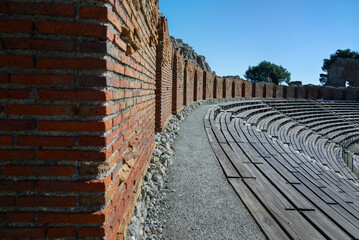 Ancient theater in Taormina.
