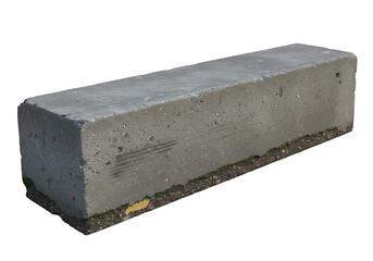 Gray Concrete Curb Block
