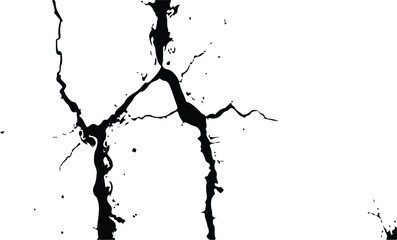 White Background Wall with Realistic Cracks – Grunge Texture Perfect for Photoshop Overlays, Web Design, and Print Projects