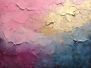 Abstract Desert Sunset Painting
