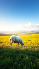 Fototapeta premium sheep in the field