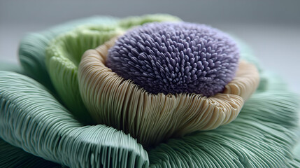 textures in pastel gradients blended with chaotic particle bursts and soft focus