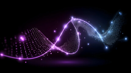 of intense color transitions blended with sharp textures and randomized flowing shapes