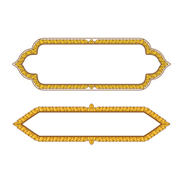 border frame decoration ornament kbach khmer photo frame