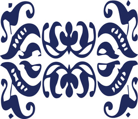 Beautiful flower art and mandala vector design