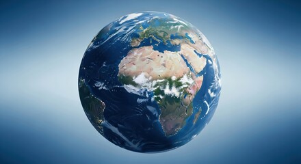 Fototapeta premium Global Perspective Key Facts About Our Planet Earth