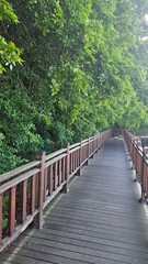 Beautiful promenade on the beach
