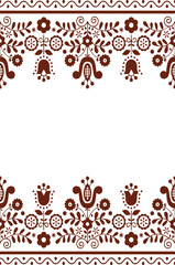 Beautiful flower art and mandala vector design