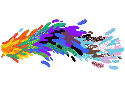 LGBTQIA+ Rainbow  spiral or swirled radial striped  Pride Flag Rotating Swirl &ndash; Colorful Seamless Wallpaper Design,