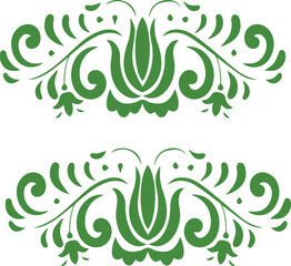 Beautiful flower art and mandala vector design