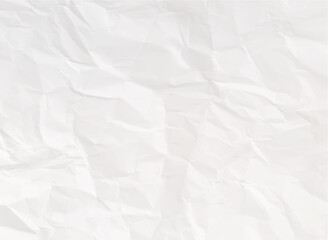 Closeup of a crumpled paper. Textured surface with highlights and shadows. Abstract patterns of folds and creases. Simple yet artistic.