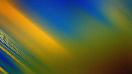 Blurred blue,  yellow,  green,  brown color grainy gradient noise texture.