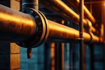 Industrial Metal Pipes