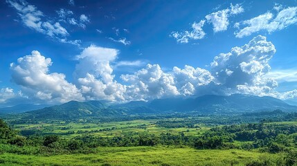 Clouds in the Sky, Soft and Fluffy Clouds, Blue Skies, Scenic Views, and Relaxing Atmosphere  " Perfect for Nature Projects, Sky Photography, and Outdoor Marketing Campaigns
