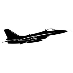 jet fighter, fighter plane isolated on white	