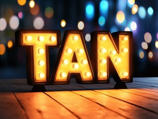Neon Sign for Tan