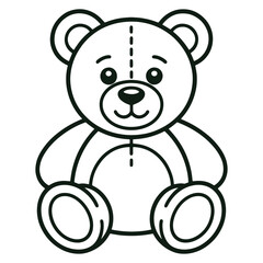 teddy bear vector illustration