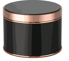 black cylinder box 