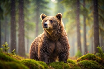 Obraz premium Brown Bear in Forest