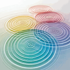 abstract background with circles