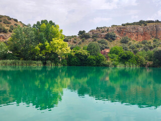 Lake in nature