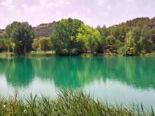 Lake in nature