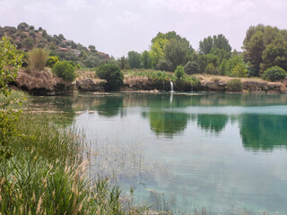 Lake in nature