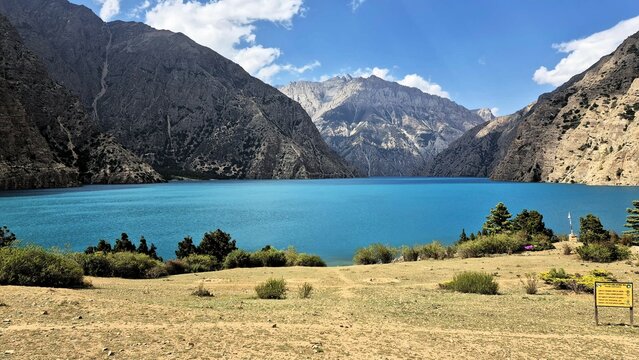 Shey Phoksundo Lake, Upper Dolpa Trek Route, Dolpa, Nepal, a lake in the mountains, Blue Lake in Nepal