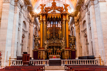 Fototapeta premium Monastery of Sao Vicente de Fora, Lisbon, Portugal