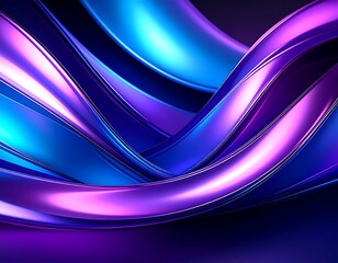 Obraz premium Abstract flowing ribbons