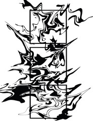 black and white background