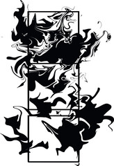 black and white background