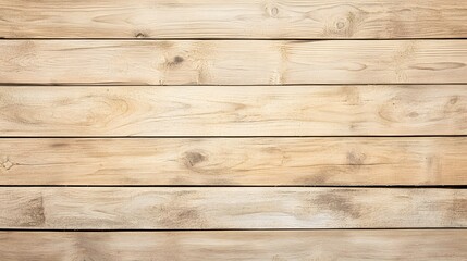 Fototapeta premium Close-up view of light beige wooden planks.