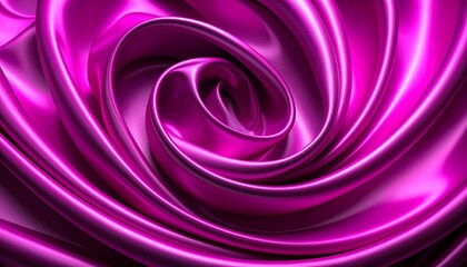 Obraz premium Abstract swirls of deep magenta fabric