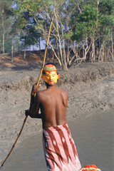 indian tiger repelling mask india 