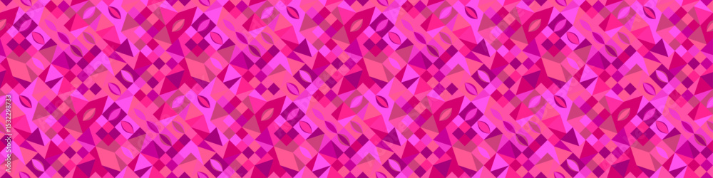 Poster multicolored horizontal diagonal geometric pattern background design