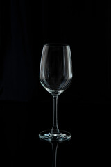 empty wine glass