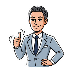 businessman with a headset