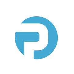 Letter P logo icon design template.