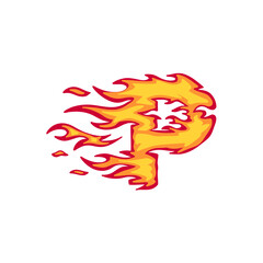 Letter P logo icon design template.