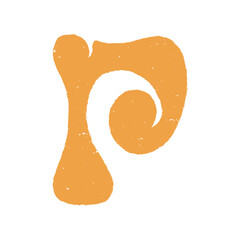Letter P logo icon design template.