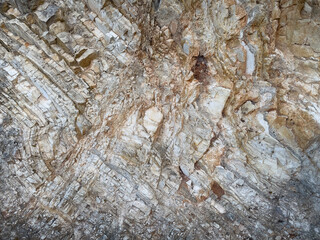 Natural rock strata detail