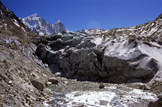 Gomukh, Gangotri, Uttaranchal, India