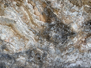 Rock formation closeup texture