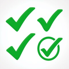 Collection of Green Check Marks