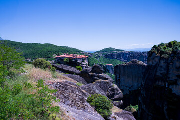 Orthodox Monasteries floating in the sky