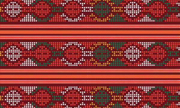 ulos batak textile, vector