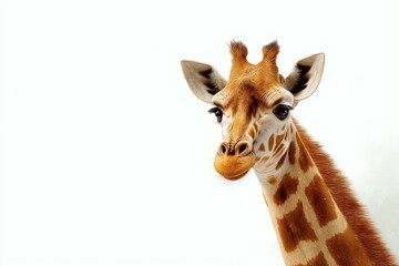 Close Up Portrait of a Giraffe