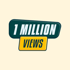 views badge design for thumbnail design