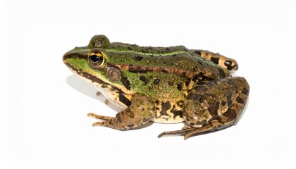 Fototapeta premium Frog over white background, no shadow